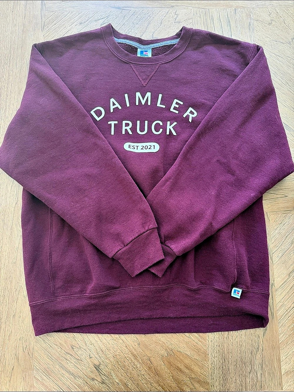 Russell Athletic Crewneck Sweatshirt Burgundy Large Like New